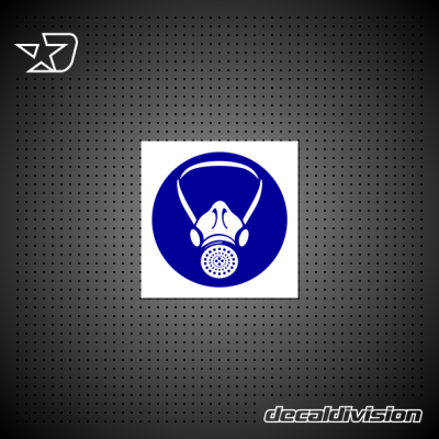 MV2 - Respiratory protection shall be worn sign
